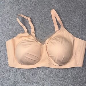 HONEYLOVE 3X 44DD 44E 44F Comfort Support Seamless Full Coverage Bra Nude Peach